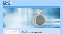 Desktop Screenshot of pqnaudio.com