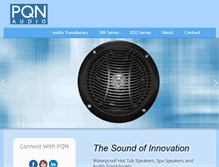 Tablet Screenshot of pqnaudio.com